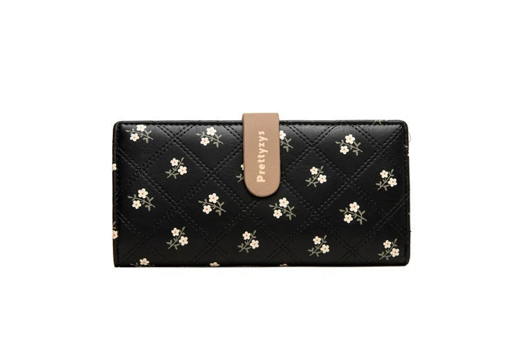 Prentie Wallet Women's Printing Zipper Buckle Long Wallet Handbag