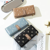 Prentie Wallet Women's Printing Zipper Buckle Long Wallet Handbag