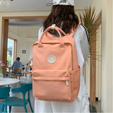 Preppy Candy Women Backpack High-capacity Student School Bags
