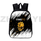 Canvas Print Standoff 2 Backpacks for Girls, 12/16 Inch Kids Bookbag