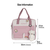 Preppy Female Backpacks Waterproof Candy Colors Teenage Girl Travel Rucksack