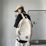 Preppy Pure Female Backpack Student Schoolbags Laptop Bag