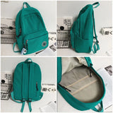 Preppy Pure Female Backpack Student Schoolbags Laptop Bag