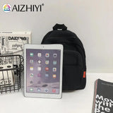 Preppy Style Small Canvas Backpack for Women