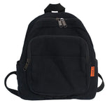 Preppy Style Small Canvas Backpack for Women