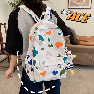Preppy Style Candy Pattern Women Backpack
