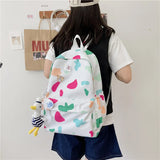 Preppy Style Candy Pattern Women Backpack
