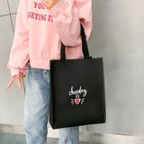 Preppy Style Canvas 4Pcs/Set Solid Backpack Anti Theft Rucksack