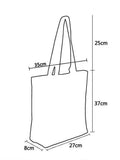 Preppy Style Nurse Printed Canvas Shoulder Bag for Women
