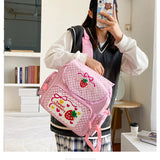 Preppy Style Children's School Bags Dot Backpack for Teenage Girls