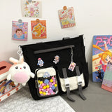 Preppy Style Crossbody Messenger Bag