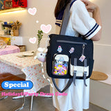 Preppy Style Crossbody Messenger Bag