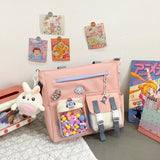 Preppy Style Crossbody Messenger Bag