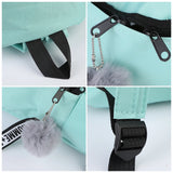 Preppy Style Pendant School Bags Teenage Girl Travel Backpack Women