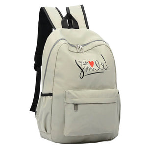 Preppy Style Women School Bag Travel Backpack For Girls