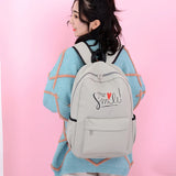 Preppy Style Women School Bag Travel Backpack For Girls