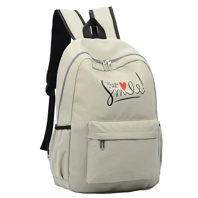 Preppy Style Women School Bag Travel Backpack For Girls