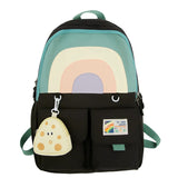 Preppy Style Waterproof School Bags for Girls Backpacks Women Travel Bags