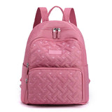 Preppy Style School Backpacks Large Space Heart Shape Embroidered Rucksacks