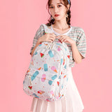 Preppy Style Student School Backpack Girls Women Schoolbag Bookbag