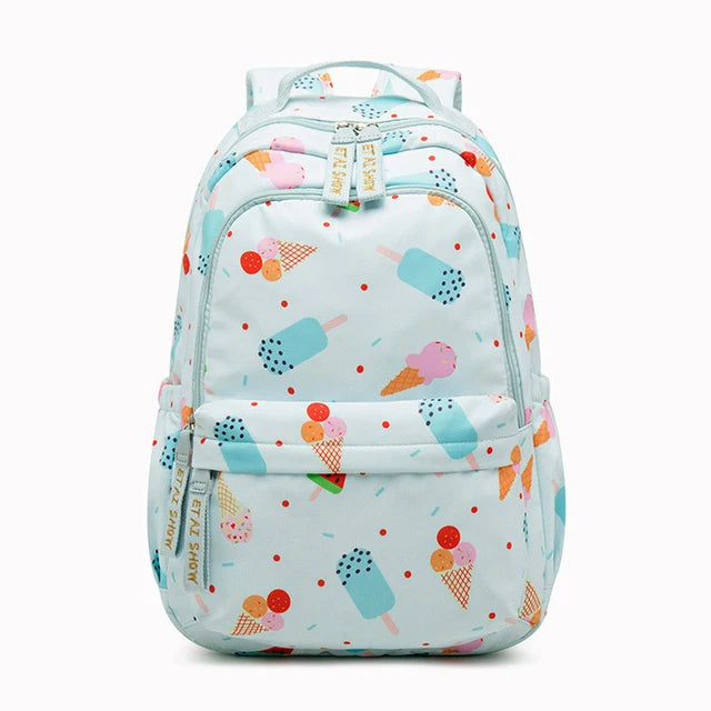 Preppy Style Student School Backpack Girls Women Schoolbag Bookbag