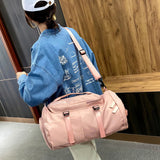 Preppy Style Women Backpack Oxford Cloth Waterproof Travel Large School Handbags