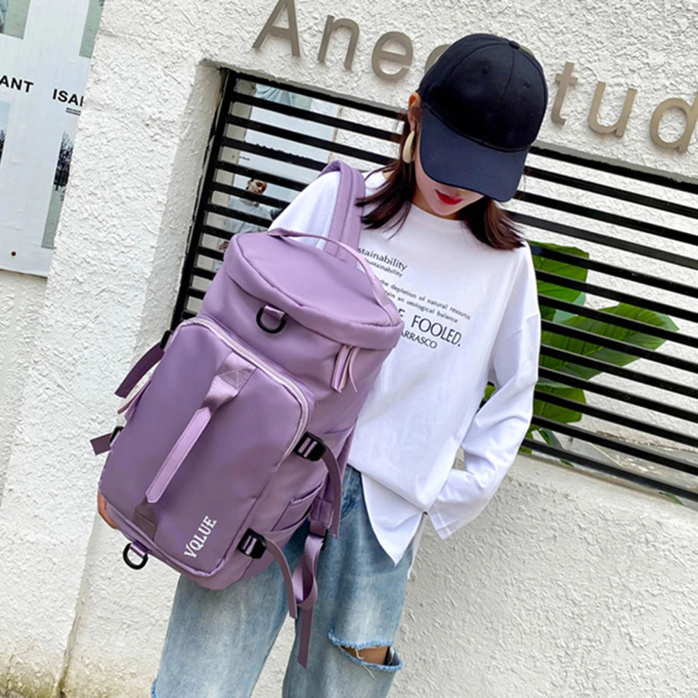 Preppy Style Women Backpack Oxford Cloth Waterproof Travel Large School Handbags