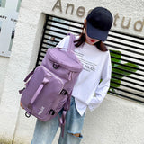 Preppy Style Women Backpack Oxford Cloth Waterproof Travel Large School Handbags