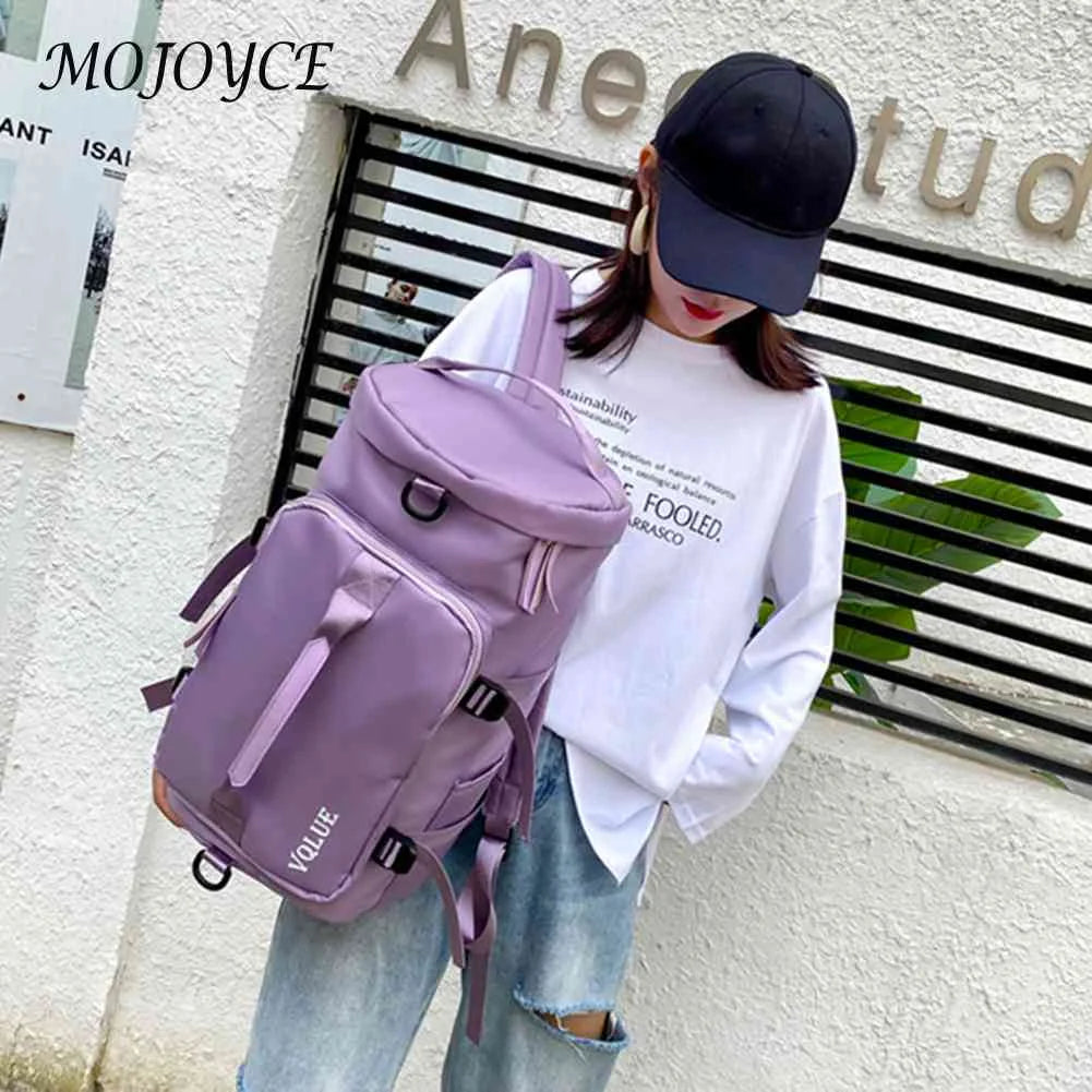Preppy Style Women Backpack Portable Oxford Cloth Waterproof