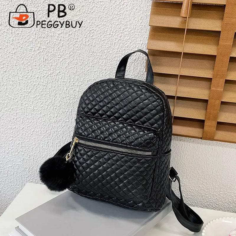 Preppy Style Women Lattice Shoulder Crossbody Bag