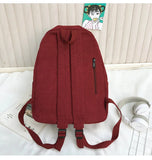 Teen Girls' Corduroy School Backpack