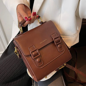 Preppy Women's Backpack Small Schoolbag Travel Shoulder Bags Daypack