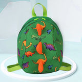 Preschool Backpack Dinosaur Pattern Adjustable Straps Lightweight