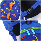 Preschool Backpack Dinosaur Pattern Adjustable Straps Lightweight