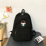 Canvas Backpack Casual Teen Girls Shoulder Bag Mochila Feminina Sac