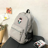 Canvas Backpack Casual Teen Girls Shoulder Bag Mochila Feminina Sac