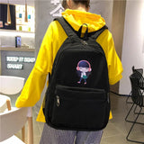 Canvas Backpack Casual Teen Girls Shoulder Bag Mochila Feminina Sac