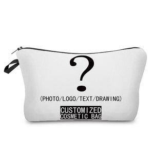 Printed Pattern Cosmetic Organizer Bag for Women