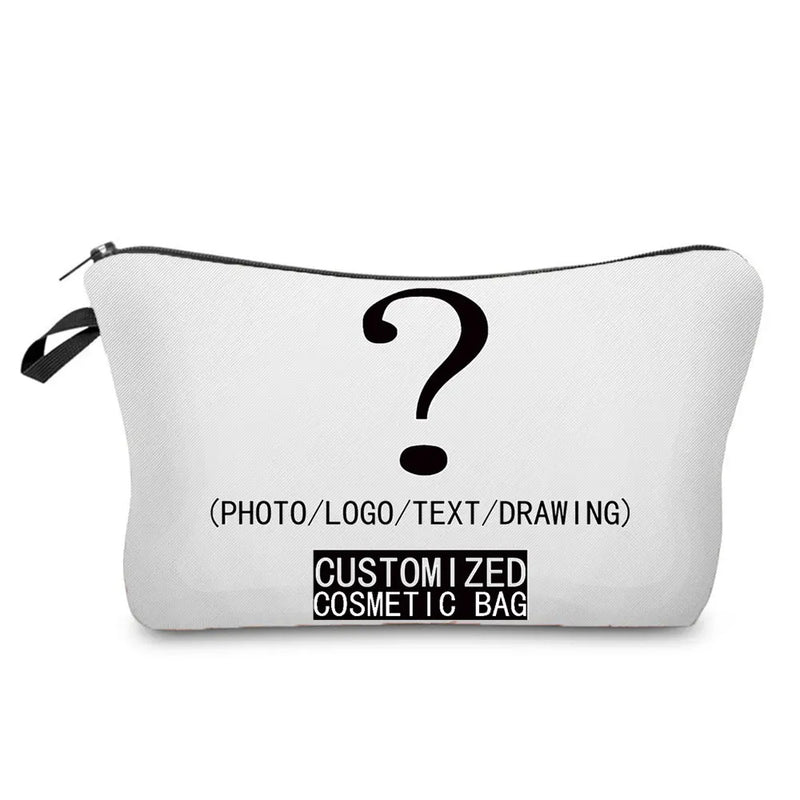 Printed Pattern Cosmetic Organizer Bag for Women