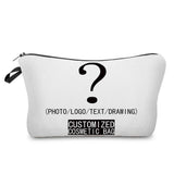 Printed Pattern Cosmetic Organizer Bag for Women