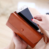 Multi-functional Women's Long Wallet with Phone Holder