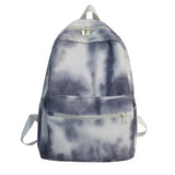 Gradient Canvas Girls School Backpack High Durable Women Travel Bag