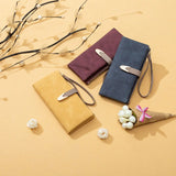 Women's Leisure Buckle Long Pu Wallet Wrist Band