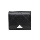 Pretty Small Wallet with Rhombus Design
