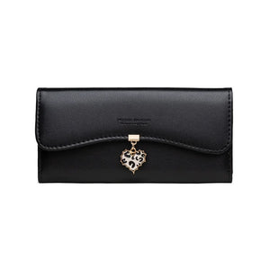 Prettyzys Love Pendant Multi-function Long Wallet