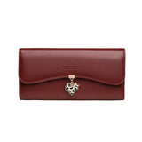 Prettyzys Love Pendant Multi-function Long Wallet