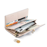 Prettyzys Love Pendant Multi-function Long Wallet