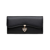 Prettyzys Love Pendant Multi-function Long Wallet
