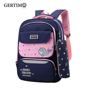 Kids Cartoon Animal Waterproof School Bag Orthopedic Backpack
