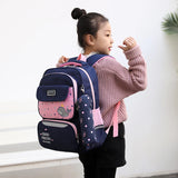 Kids Cartoon Animal Waterproof School Bag Orthopedic Backpack
